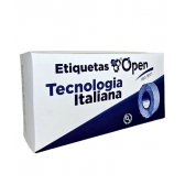 Etiqueta Open P6 Ondulada 10M - Caixinha c/ 20 rolos